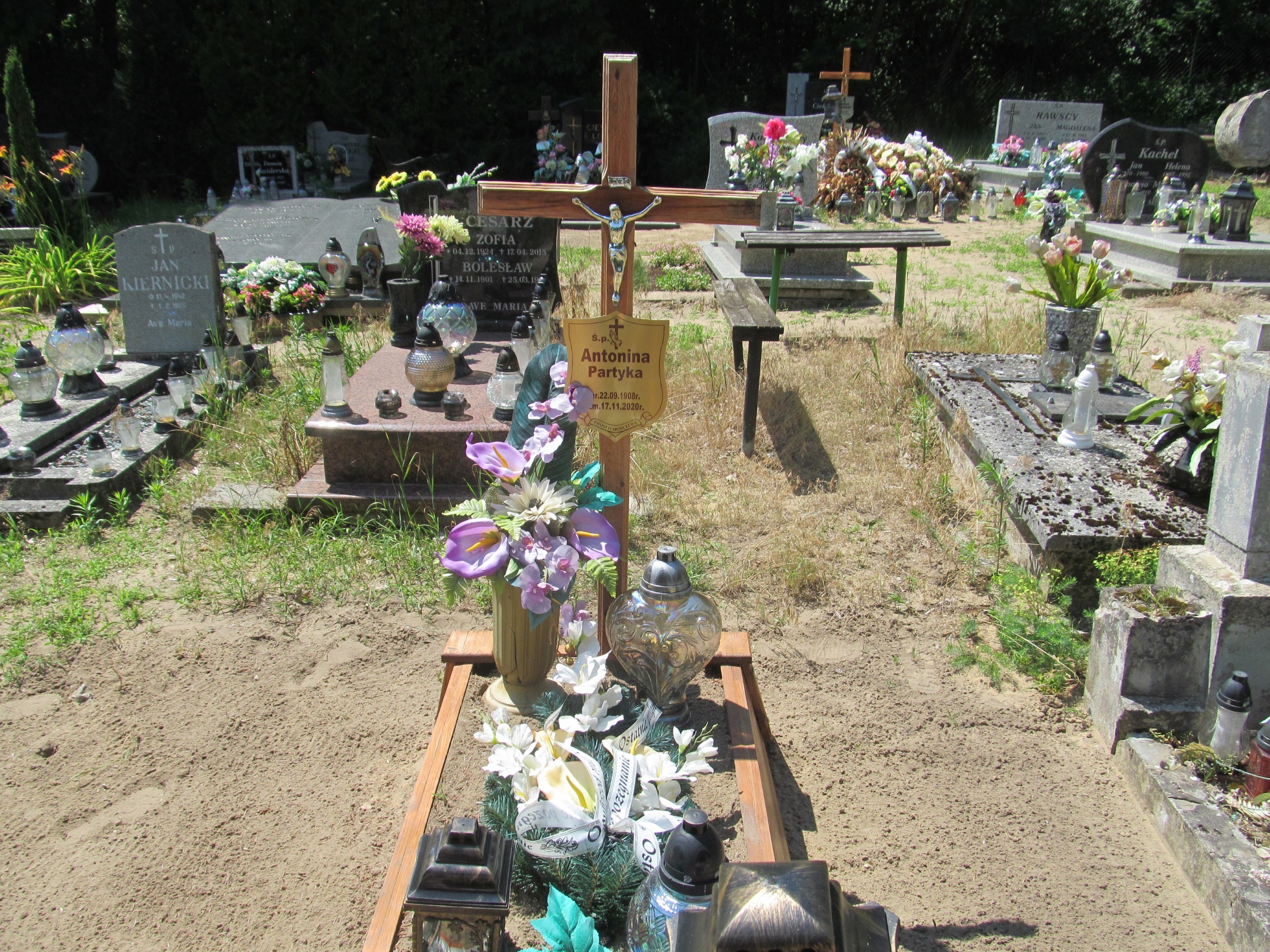 Antonina Partyka 1908 Bojadła - Grobonet - Wyszukiwarka osób pochowanych