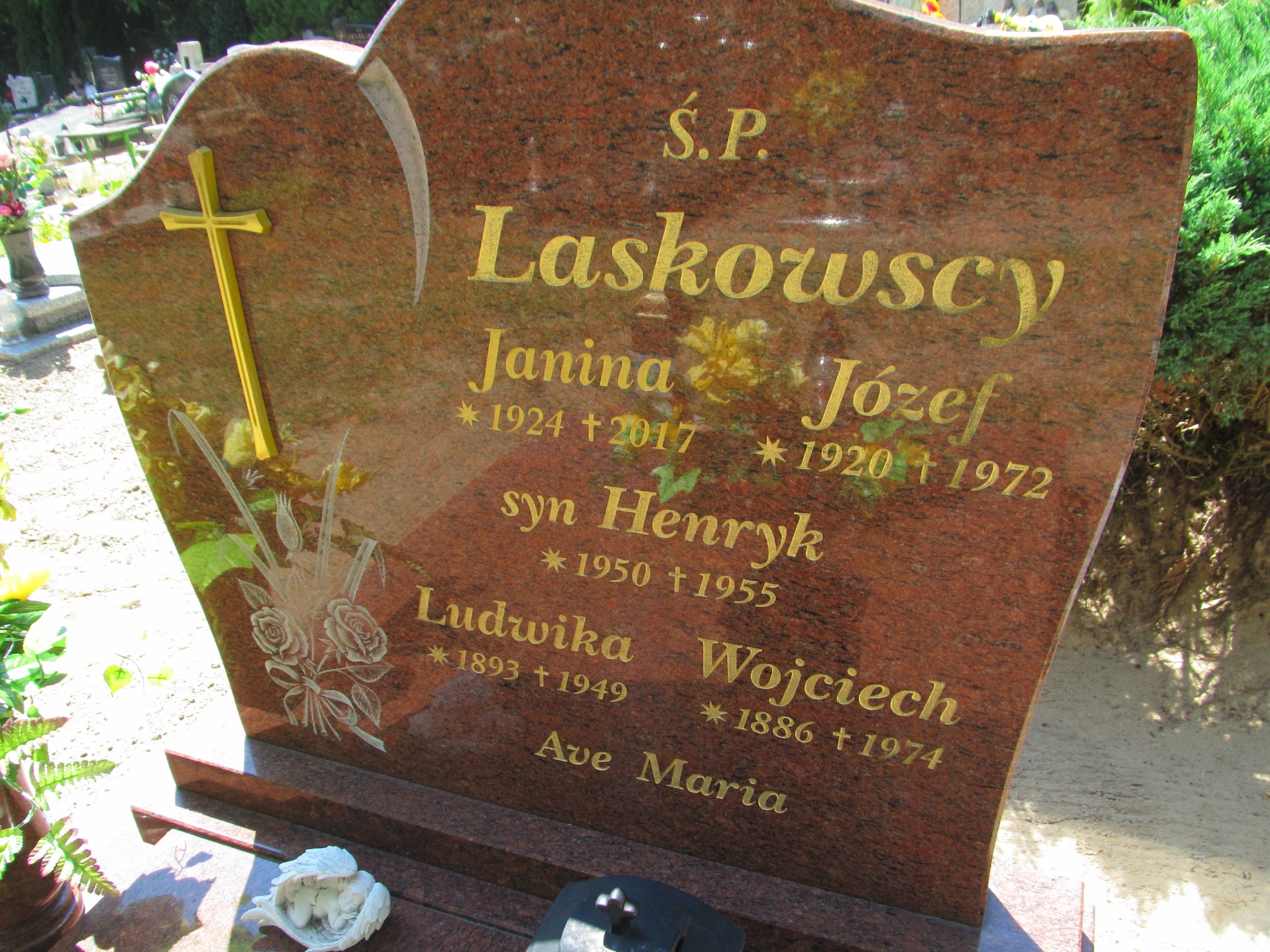 Wojciech Laskowski 1885 Bojadła - Grobonet - Wyszukiwarka osób pochowanych